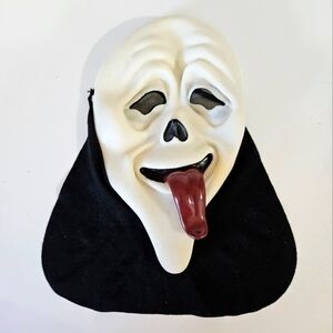 VINTAGE Scream Ghost Face 'Wassup' Tongue Mask Easter Unlimited Scary Movie